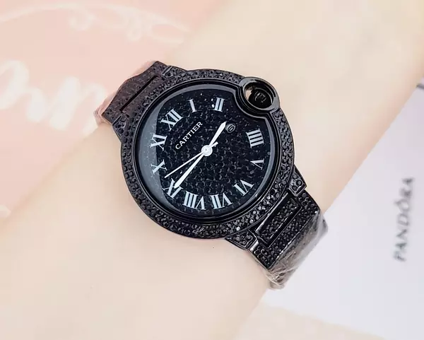 Reloj Negro Pedrería