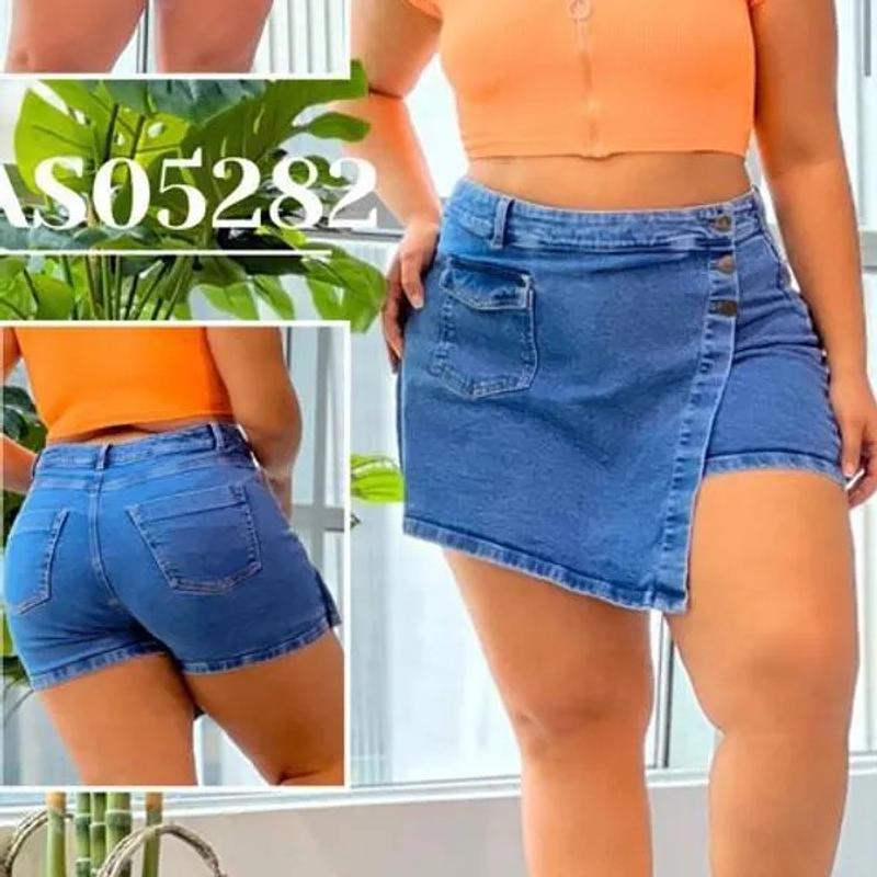 Falda short cruzada sales