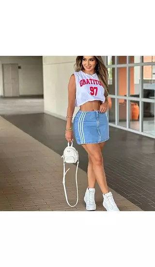 Falda Jeans – Casual Chic Y Funcional