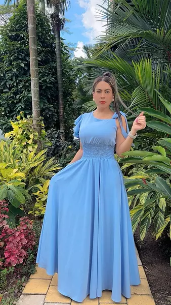 Vestido Azul Bebe