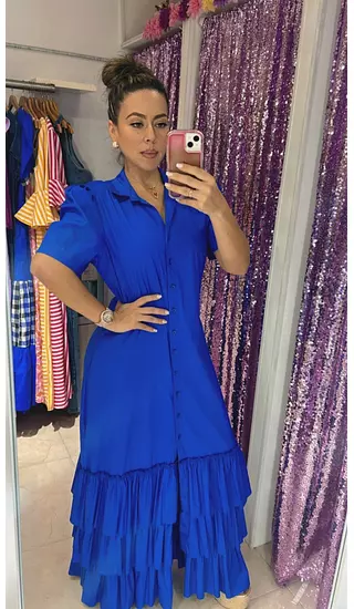 Vestido Azul Rey – Estilo Fresco Y Sofisticado