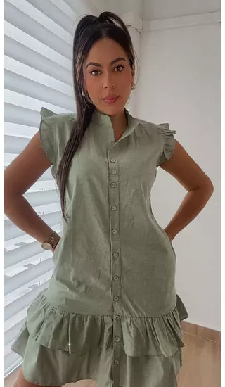 Vestido Verde Menta – Dulzura Pastel