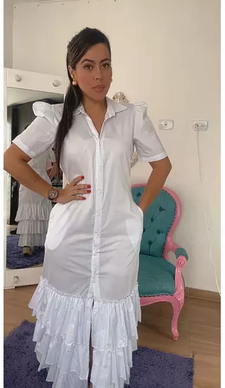 Vestido Blanco – Estilo Fresco Y Sofisticado