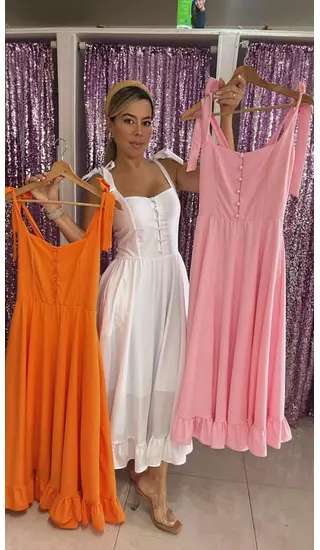 Vestido Largo Con Botones – Chic Funcional