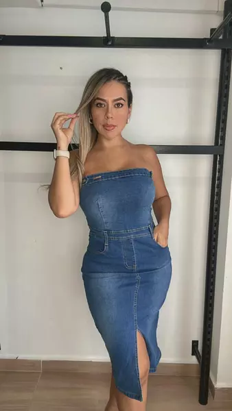 Vestido Pegado Jean