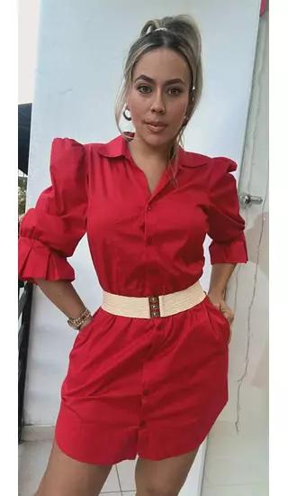 Vestido Rojo – Elegancia Atemporal Y Confort