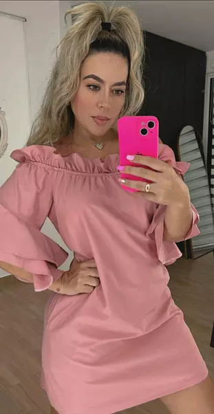 Vestido Palo De Rosa