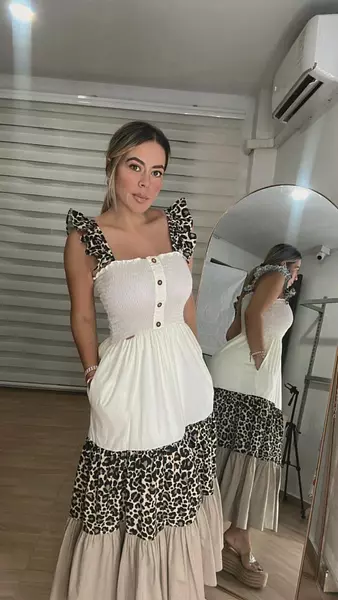 Vestido Caki