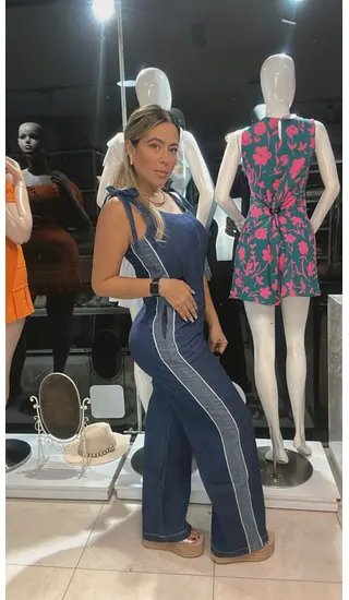 Enterizo Denim – Casual Y Funcional