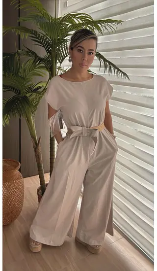 Enterizo Largo Con Mangas – Estilo Y Sofisticación En Una So