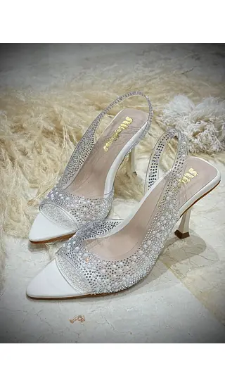 Tacones Elegantes Con Brillo