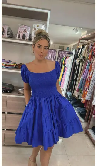 Vestido Azul Rey – Estilo Radiante Y Elegancia Atemporal