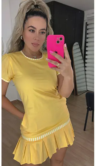Vestido Amarilla Pollito – Estilo Fresco Y Elegante