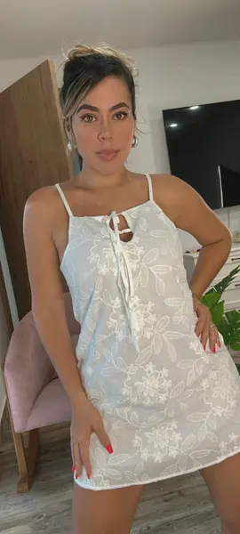 Vestido De Tiras Blanco