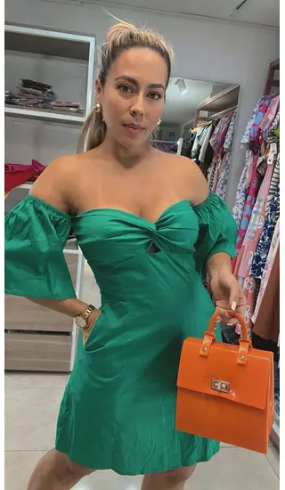 Vestido Verde – Estilo Fresco