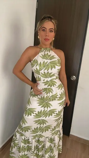 Vestido Verde Estampado – Frescura Natural