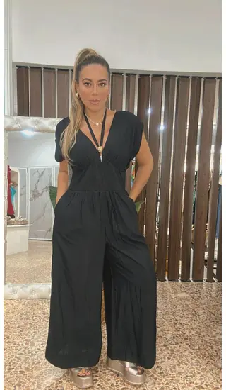 Enterizo Negro Charlott