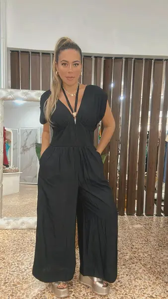 Enterizo Negro Charlott