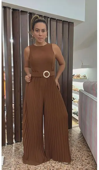 Enterizo En Tono Cocoa