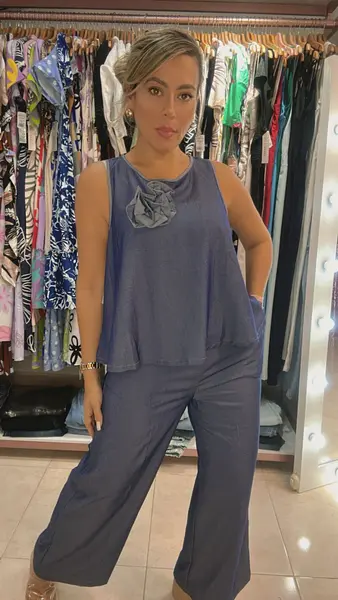 Conjunto Ligero Y Chic En Tela Fresca