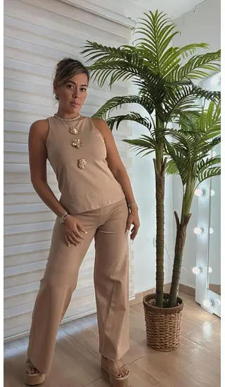 Set Elegancia Natural En Tono Nude