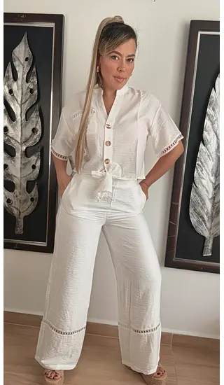 Set Blanco Encanto Bohemio