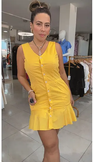 Vestido Amarillo Sol