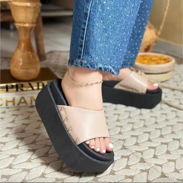 Sandalias Plataforma Camel Chic 👡✨