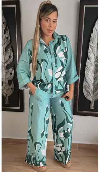 Set Estampado Verde: Frescura, Estilo Y Comodidad