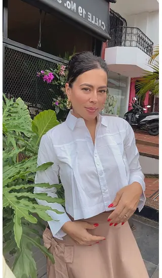 Camisera Corta Blanca
