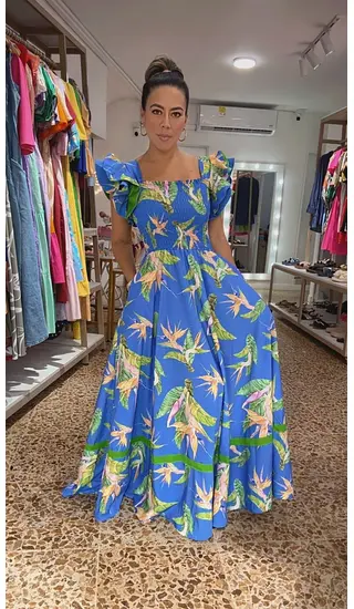 Vestido Cielo Floral 🌸