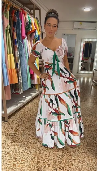 Vestido Jardín Serena 🌿