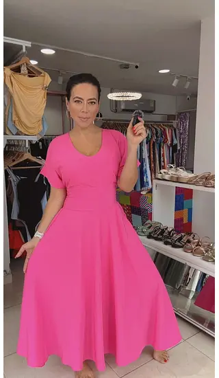 Vestido Fucsia Impacto
