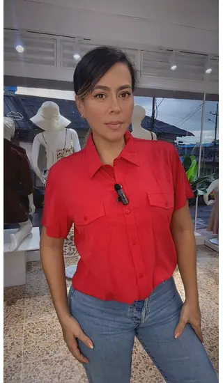 Camisera - Manga Corta Roja