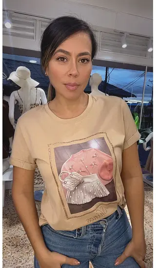 Camiseta Camel - Perla