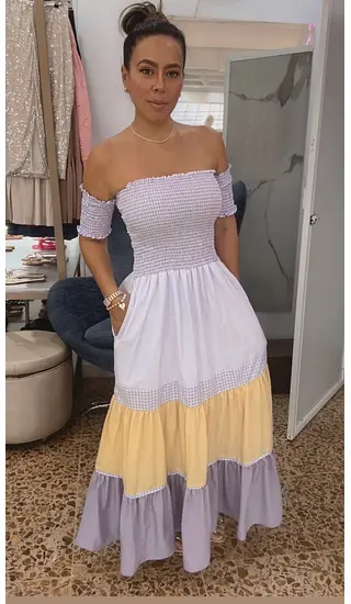 Vestido Largo Pisos - Tonos Pasteles