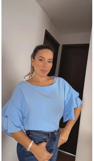Blusa Serenity Blue