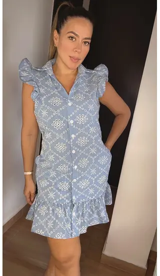Vestido Corto - Camisero