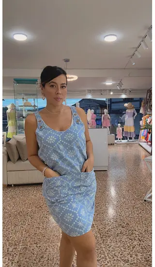 Vestido Marea Azul