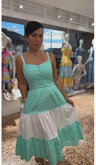 Vestido Mint Romance