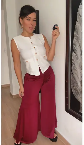 Pantalón Vino 💖