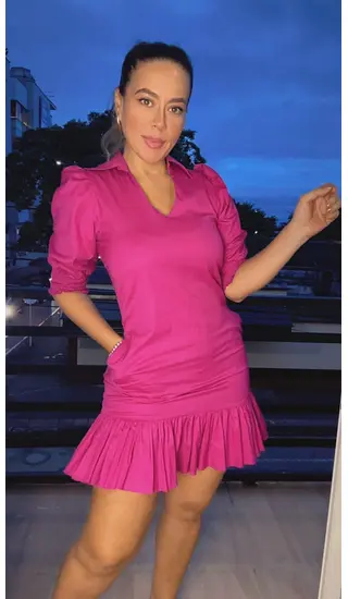Vestido Magenta Encanto