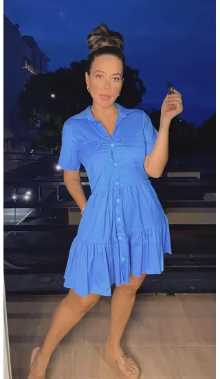 Vestido - Azul Celeste