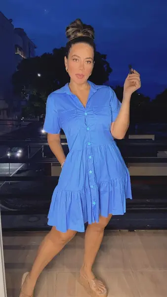 Vestido - Azul Celeste
