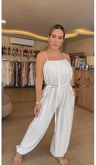 Enterizo Bubble White