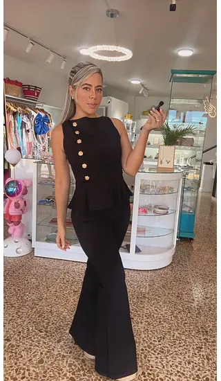 Set Pantalón Y Blusa - Tono Oscuro