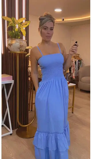 Vestido Classic - Baby Blue