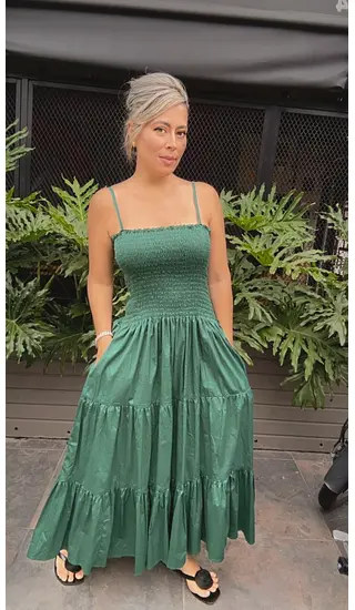 Vestido Clasicc - Verde Botella