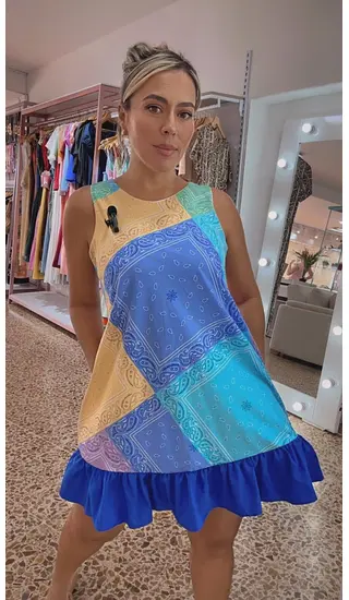 Bata Estampada - Pañoleta.