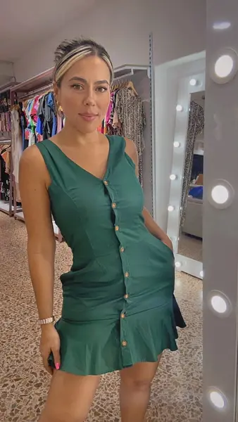 Vestido Verde - Bolero